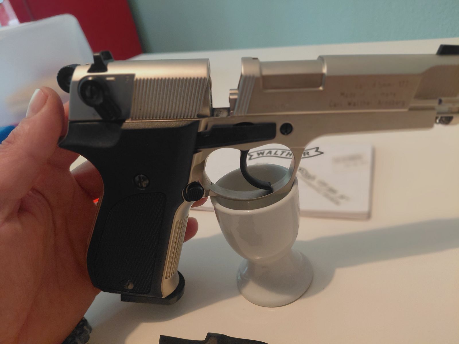 Walther CP88 air pistol 4" used 4.5mm Diabolos
