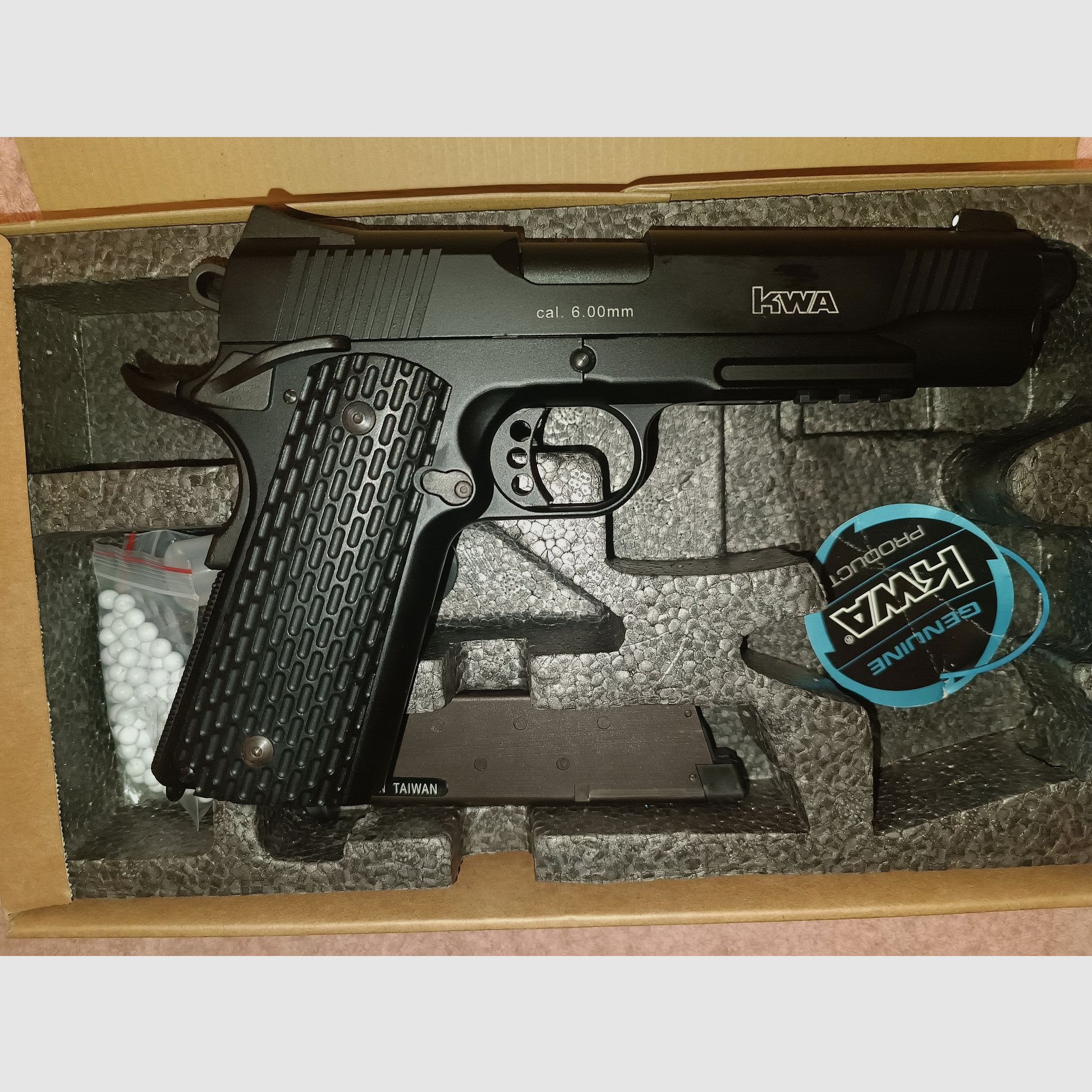 1911 KWA MK II PTP Gas Blowback Airsoft Pistole 