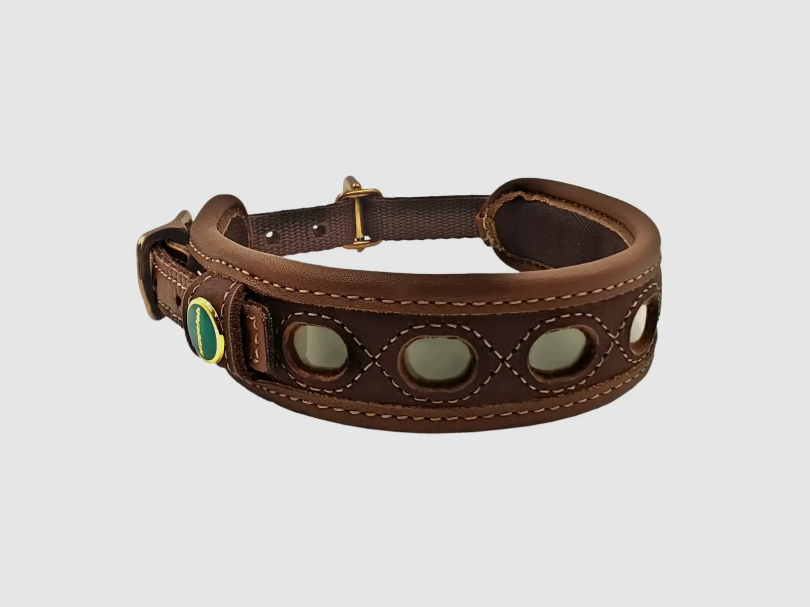 Niggeloh leather collar Lichtblick