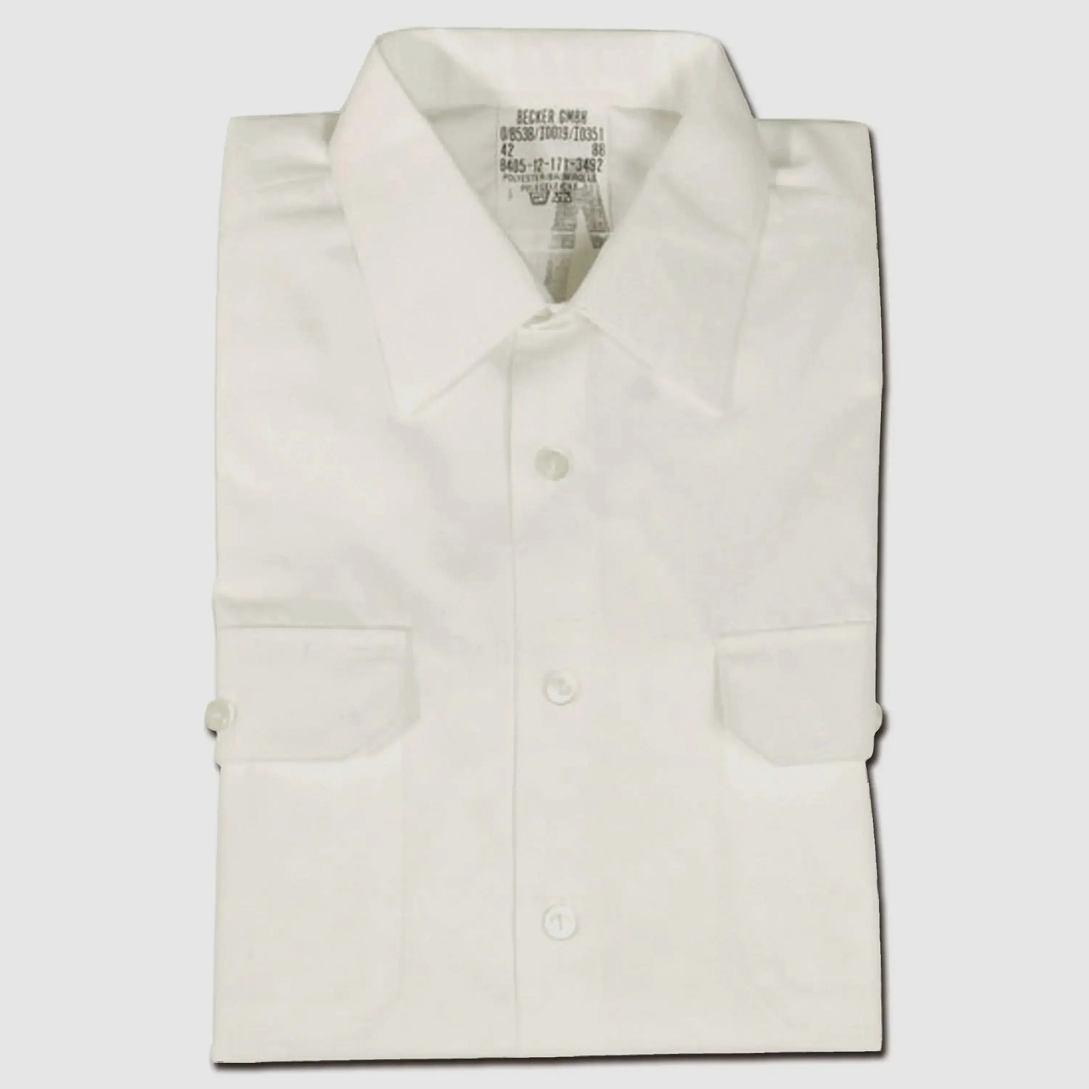 Bundeswehr Originale Bundeswehr Originale Camicia di Servizio a Maniche Lunghe Usata - Blu / 1