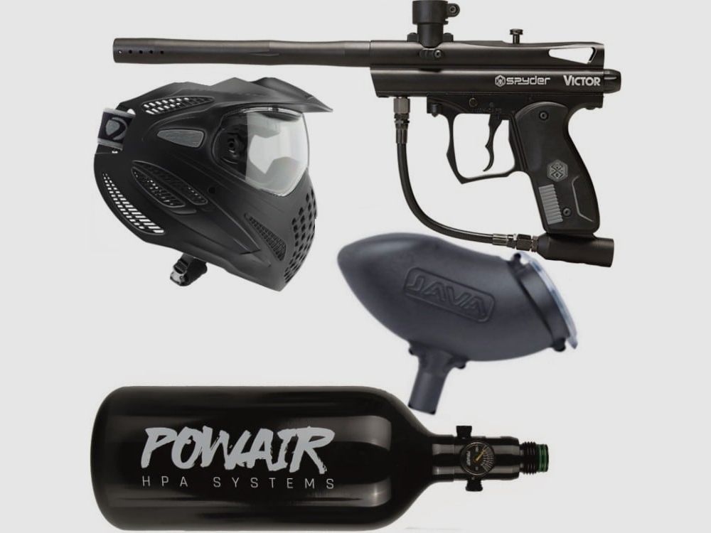 Pack de départ Kingmann Spyder Victor Paintball Marker / Set complet