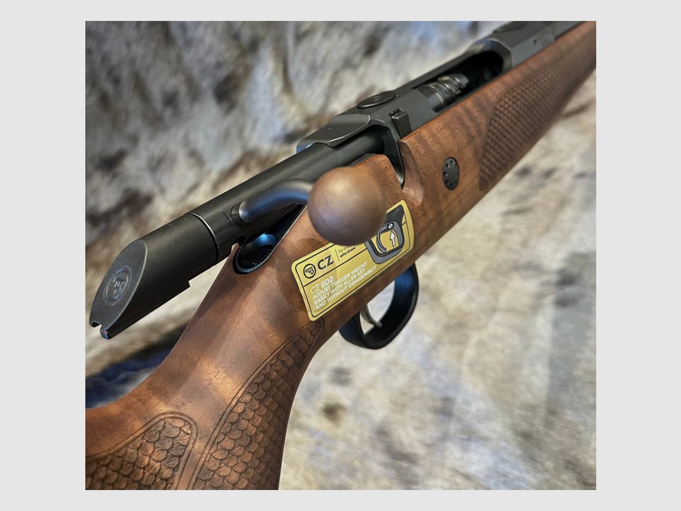 BÜCHSE CZ 600 LUXE .30-06 SPR 5 CPS FILETIERT NEU (785220), Bild 6 von 13