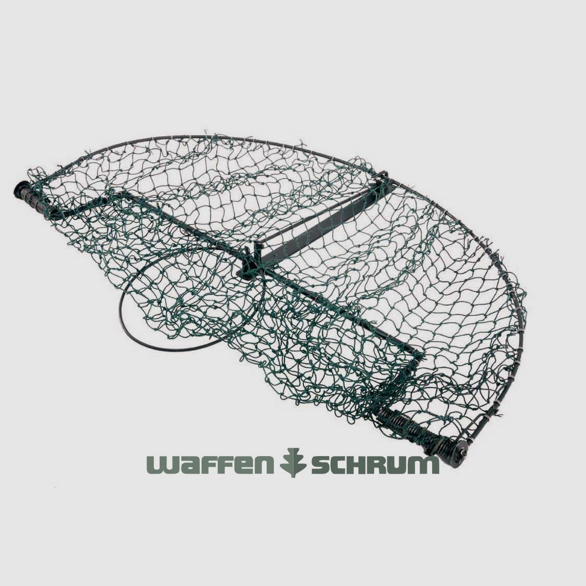 Costruzione della trappola a rete bianca con apertura di 100 cm