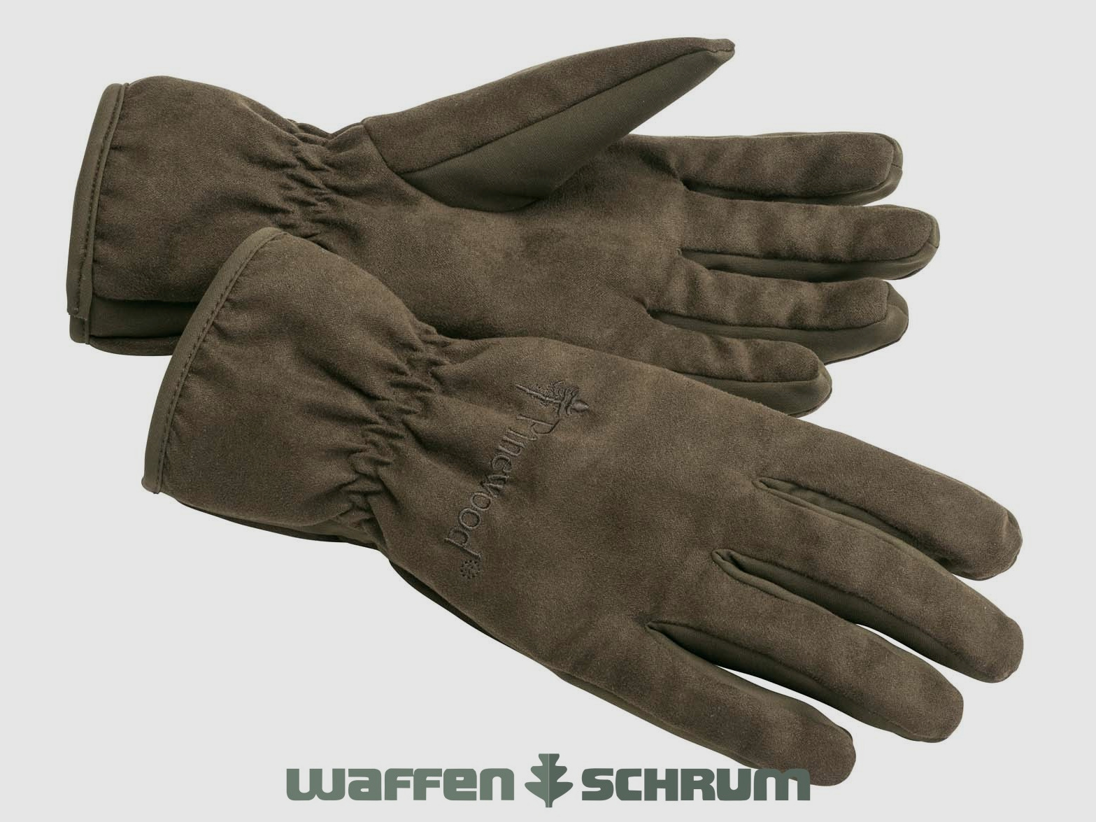 Pinewood Handschuh Extreme Suede-Padded Suede Brown/D.Olive