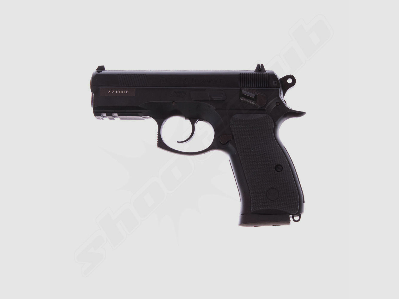 Czeska Zbrojowka	 CZ 75D Compact CO2 Pistole 4,5 mm BBs Kugelfang Set