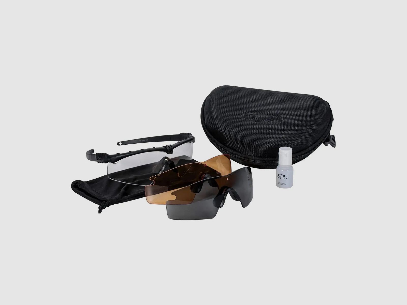 Oakley Oakley Bril SI Ballistic M Frame 3.0 3-delige Set Smoke - Zwart