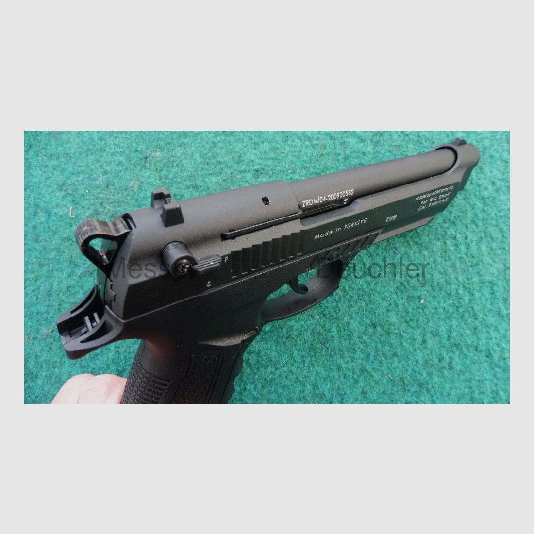 Zoraki 918 Brüniert (Schwarz)