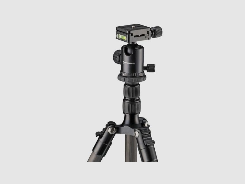 Carbonstativ für Fotografie BRESSER BR-2205-N1 bis 8 kg, nutzbar als Bodystativ und Dreibeinstativ, Bild 12 von 13