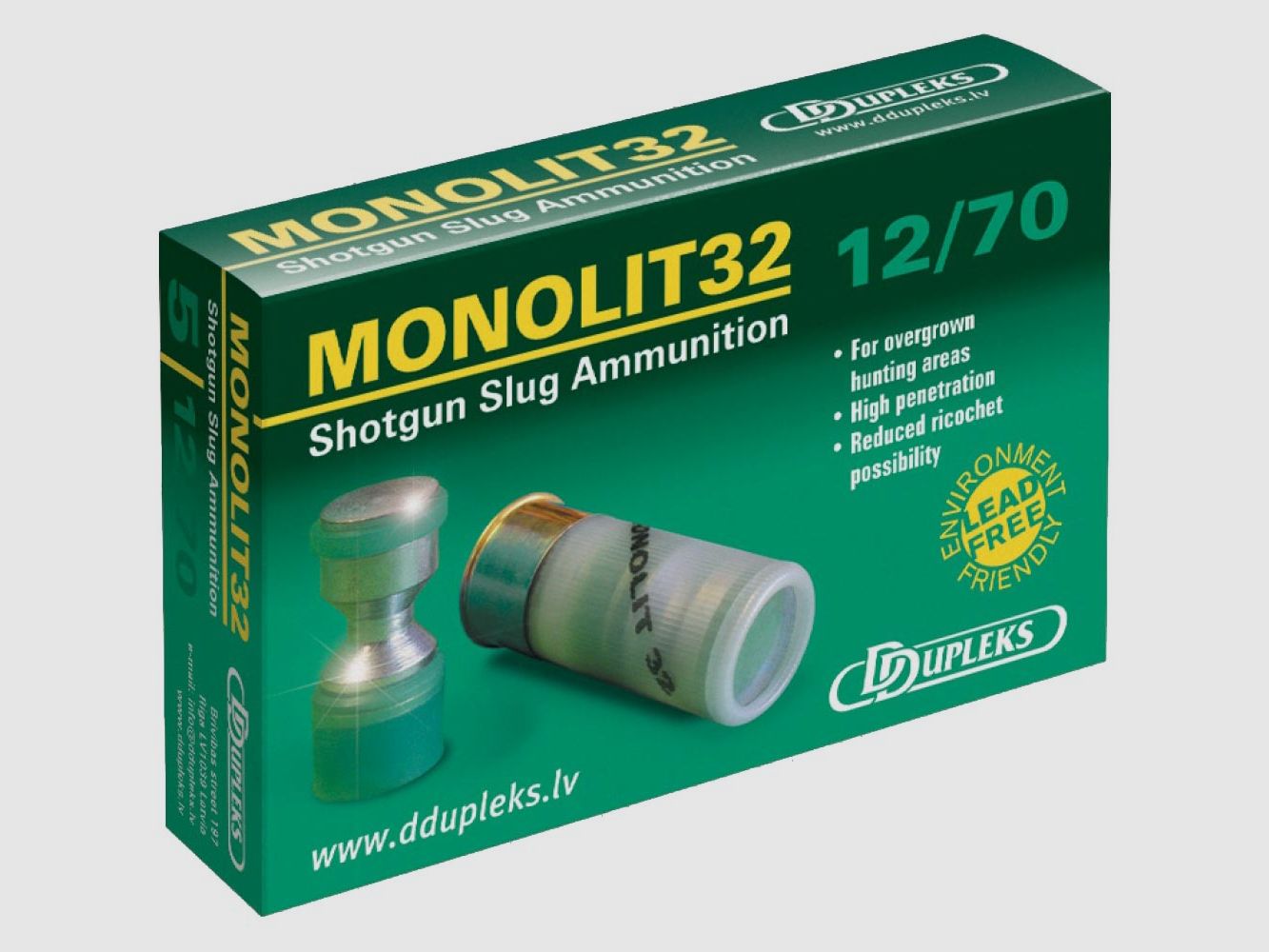 DDupleks 12/70 MONOLIT 32 32g Bleifrei