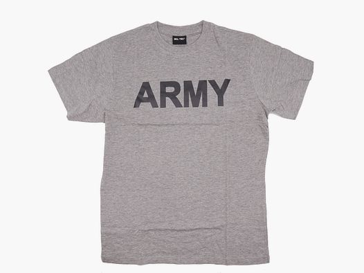 T-SHIRT ARMY GRAU - S