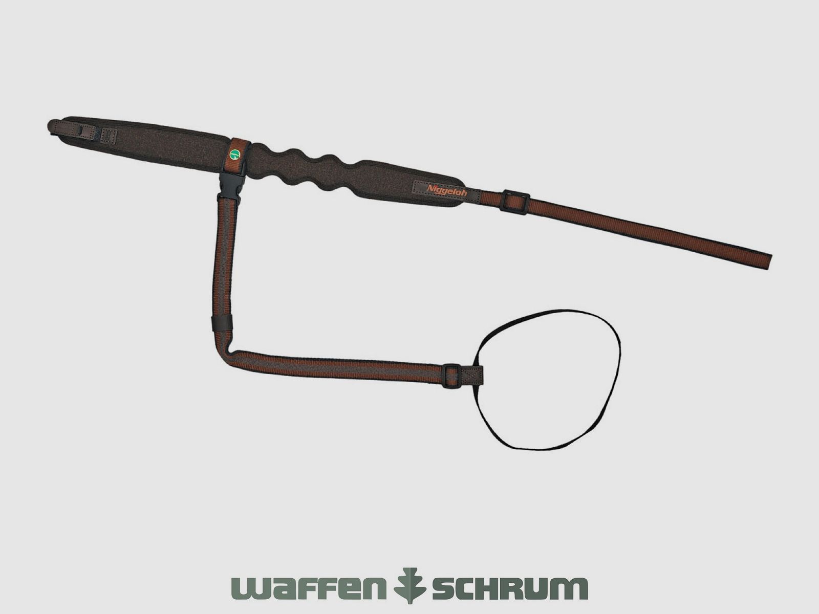 Niggeloh Gewehrriemen FIX Loden - braun Loden - braun