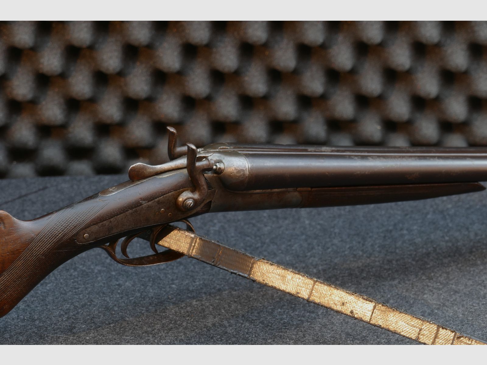 Fusil de chasse belge à double canon Clement Liège, calibre 16/65