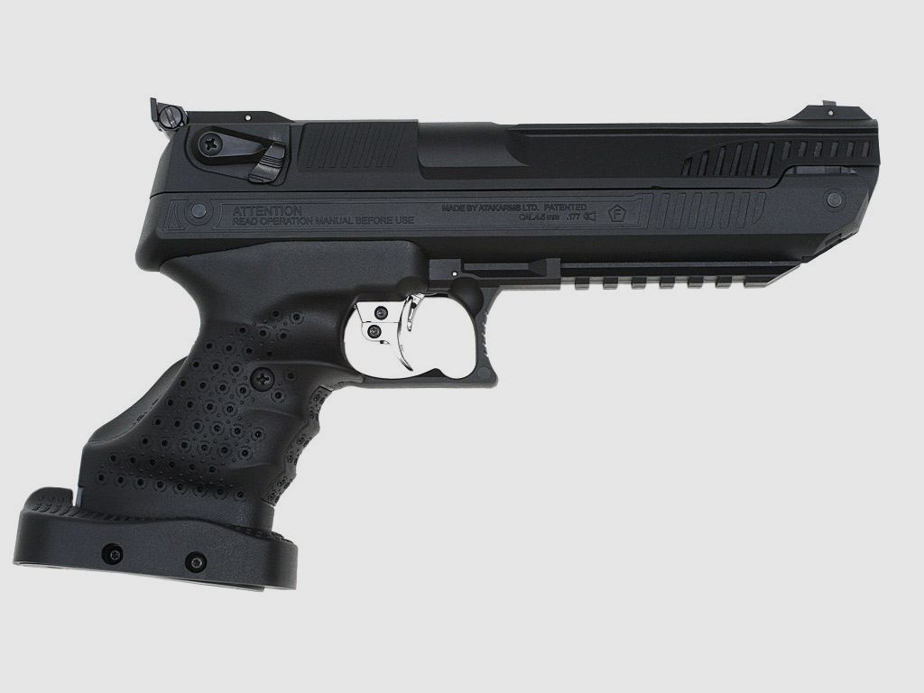 Vorkompressions Luftpistole Zoraki HP-01 fĂĽr RechtshĂ¤nder Kaliber 4,5 mm (P18) + SchalldĂ¤mpfer Adapter