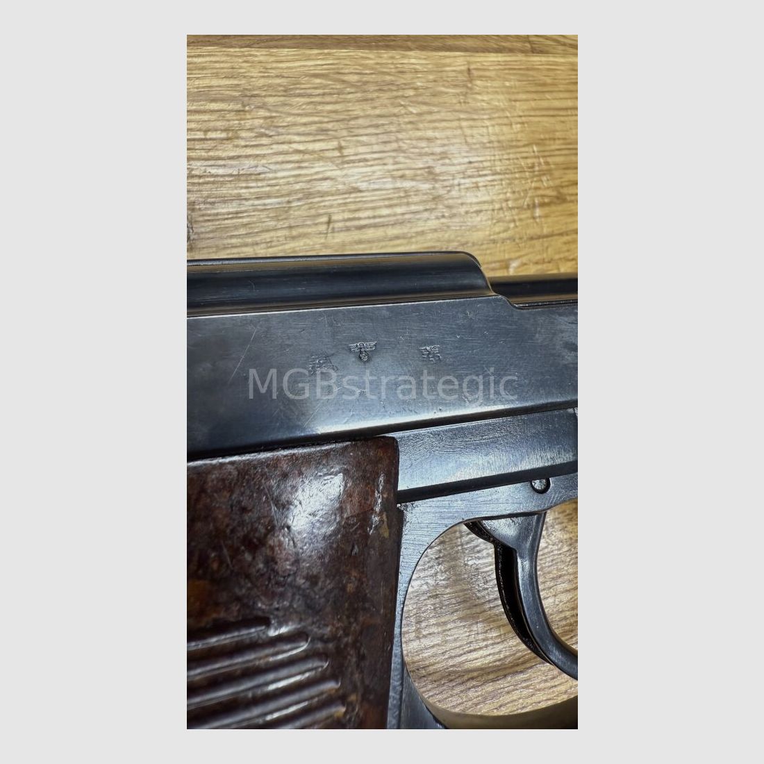 P 38 ac 43 - semi-automatic pistol 9mm Luger - Wehrmacht matching number - WaA acceptance / P38