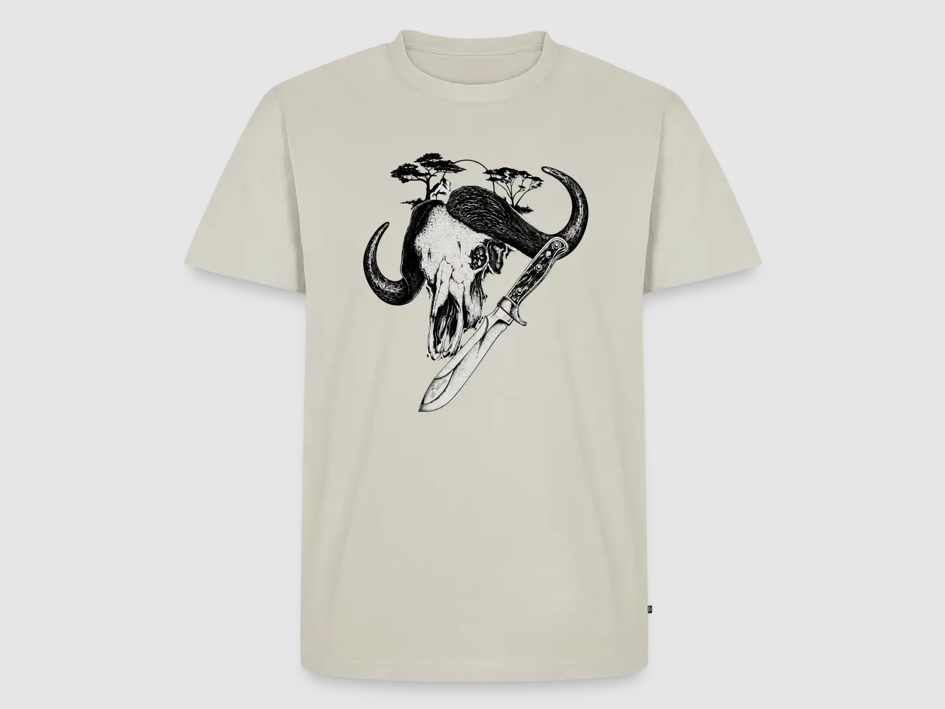 PUMA Men´s Premium T-Shirt „White Hunter – Big Game"