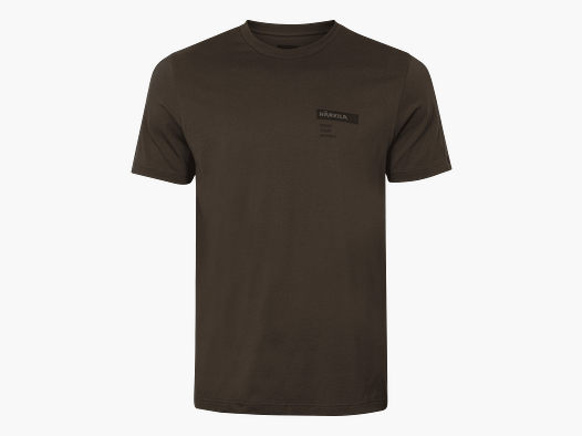 Härkila Logo Brand T-shirt Men Shadow Brown/Tarmac L