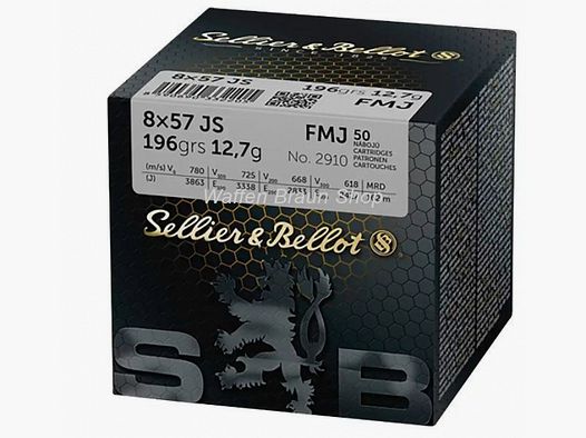 S+B 8x57IS FMJ 196grs. 50St