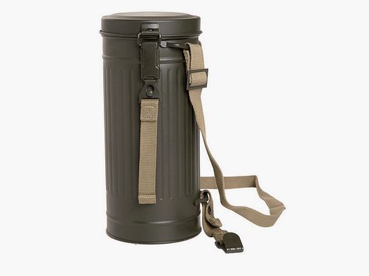 WH Luftwaffe Heer Gasmaskenbüchse Gasmaskendose Maskenbehälter M38