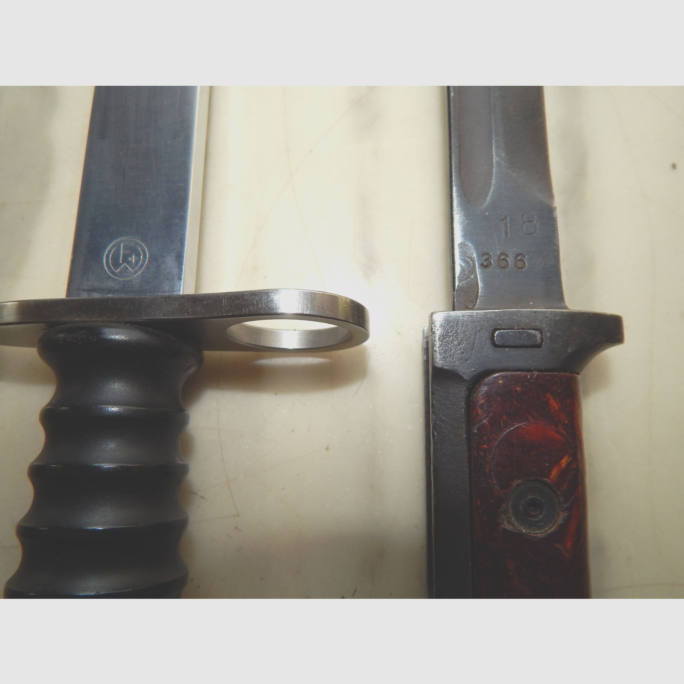 2 bayonets