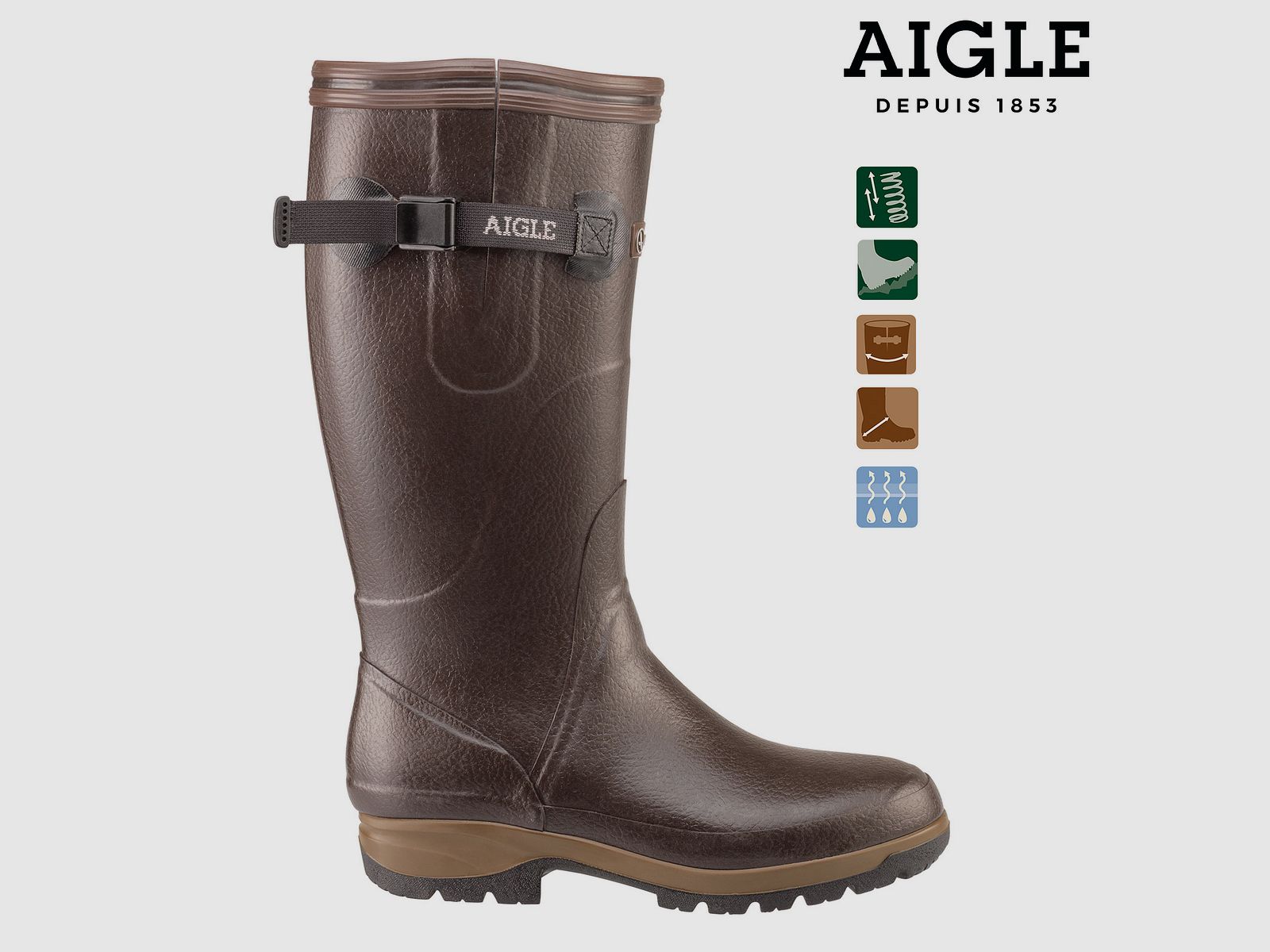 AIGLE TERRA PRO Vario braun