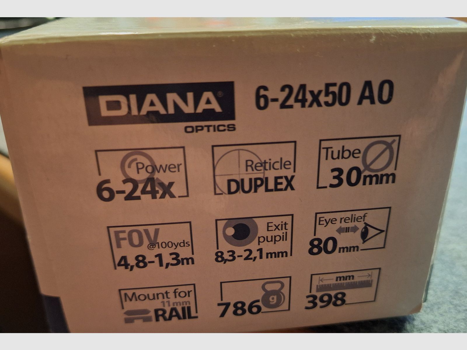 Diana Zielfernrohr 6-24x50 AO