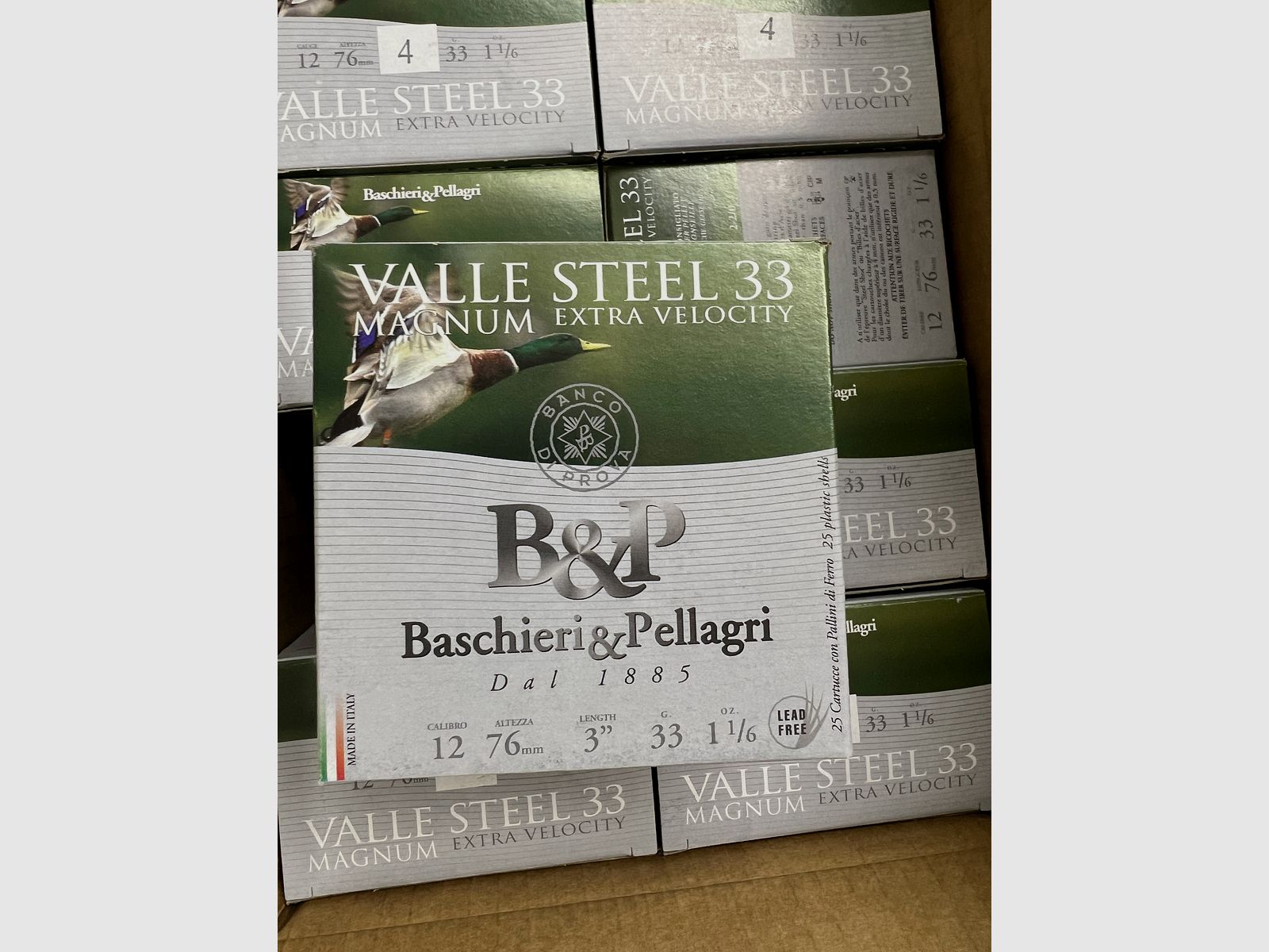 Baschieri & Pellagri Valle Steel *Lead-free* HV 12/76 33 g, 3.1 mm