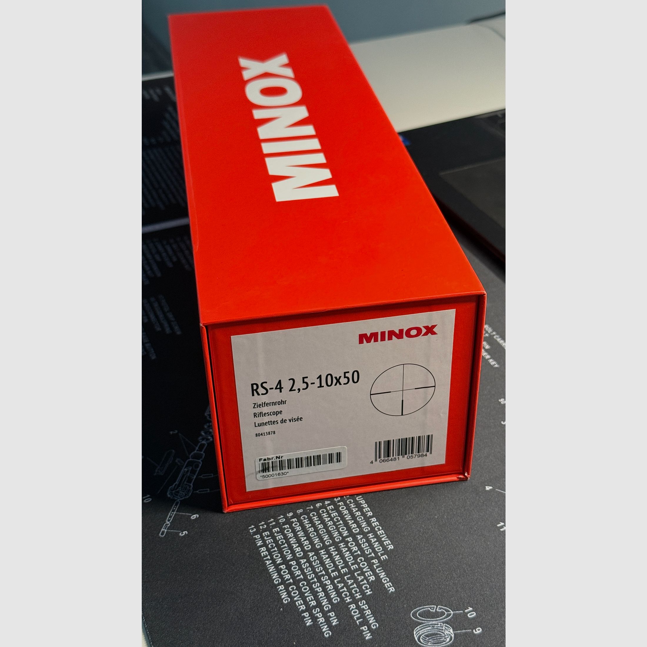 Minox Zielfernrohr RS-4 2,5-10x50 – Neu und unbenutzt