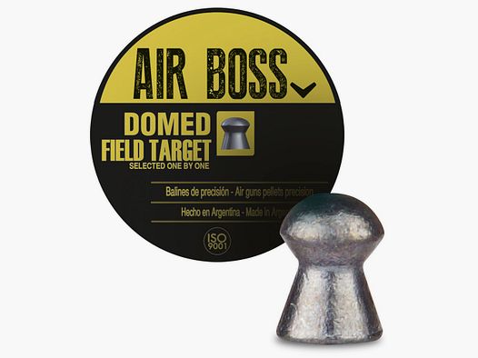 Balín AIR BOSS Domed Field Target 5,52mm. (.22) – 250 un. / ø 5,50 / 1,15g