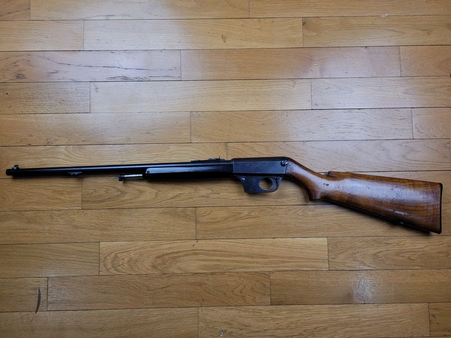 Belle carabine Unique V49 – semi-auto 22LR – chargeur – Manufacture d&rsquo;Armes des Pyrénées – Hendaye – TBE, image 2 sur 13