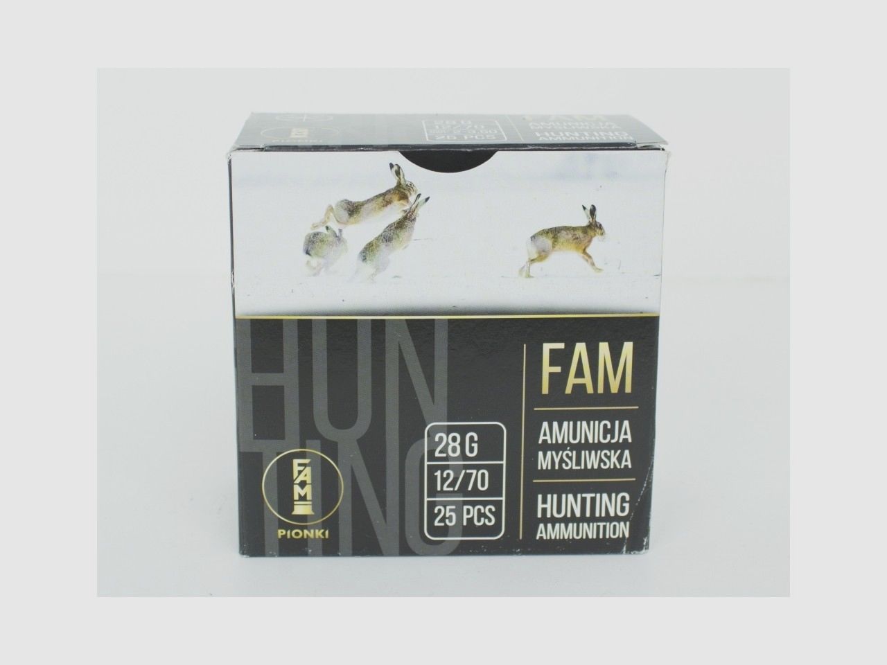 FAM GW shotshell cal. 12/70 – 3.50 mm, No. 2 – 28 g (1 pack of 25 pcs.)