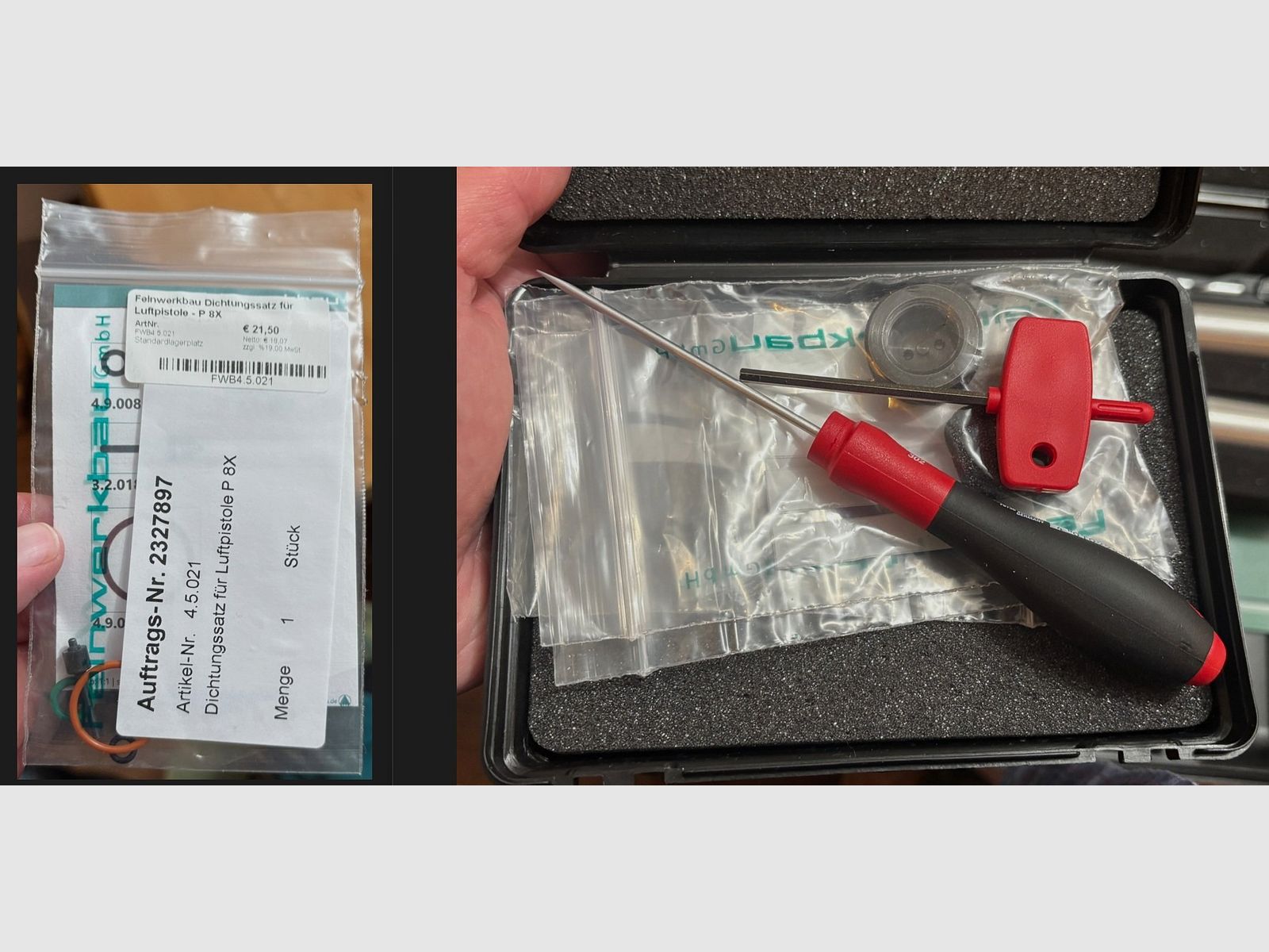 Feinwerkbau P 8X Short P8x Short Match Air Pistol