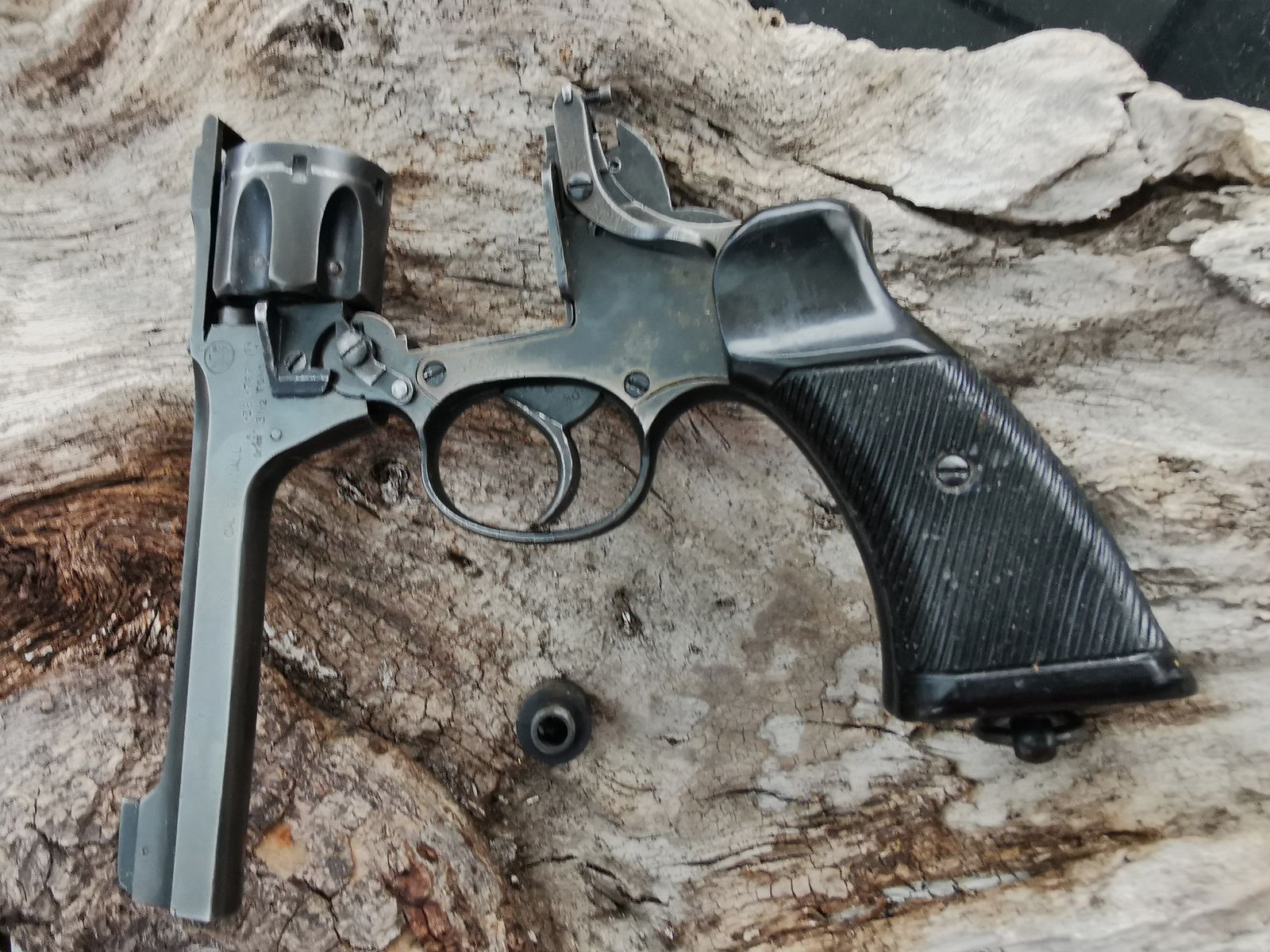 Enfield No.2 MK I WKII oryginalny przerobiony na 9mm R Knall wolny od 18 roku życia