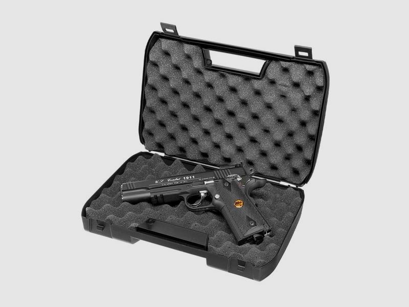 Bruni Guns US Combat M1911 CO2 Luftpistole Kal. 4,5mm BB Non Blowback mit Metallschlitten schwarz