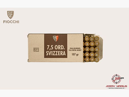 7.5 Ord. Svizzera Fiocchi – 50 Stk.