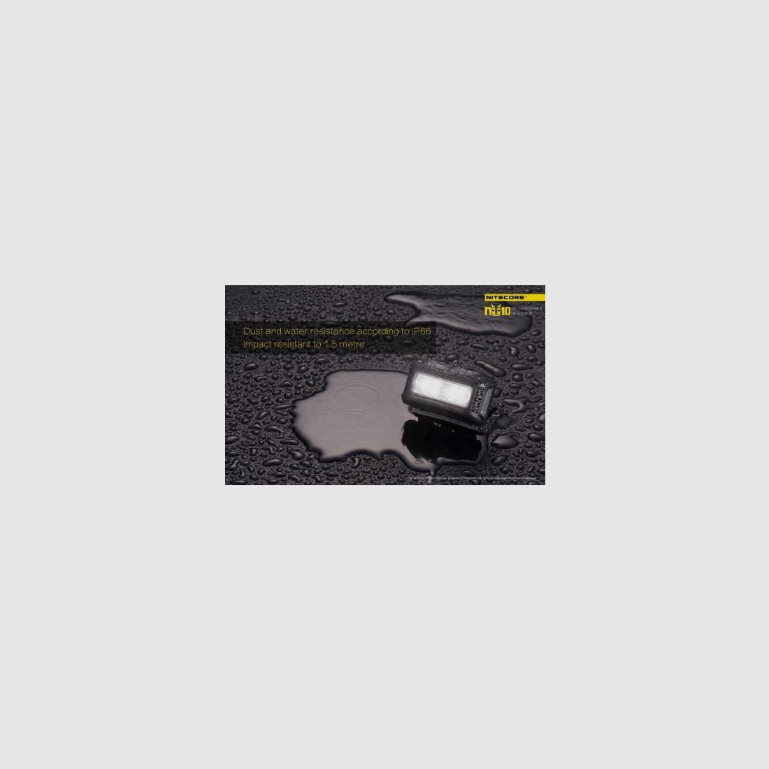 Nitecore NU10 Lampe frontale 160 lumens Noir, image 21 sur 24
