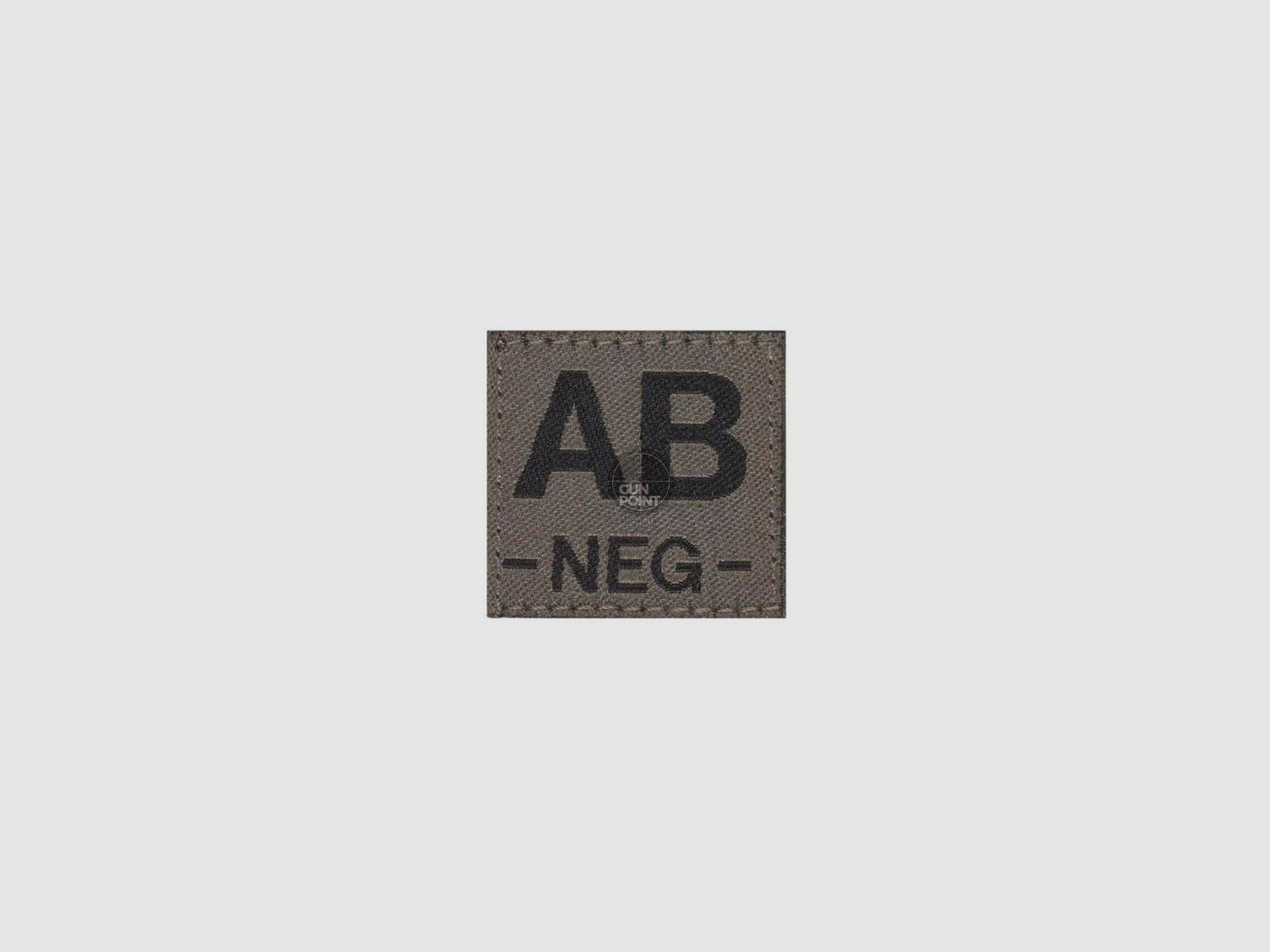 Clawgear AB Neg Bloodgroup Patch-RAL7013