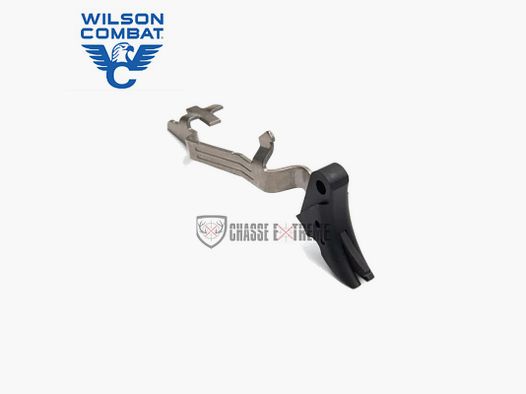 Grilletto WILSON COMBAT Glock Gen 5 Curvo Nero/Sicurezza Blu