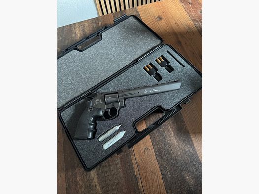 ASG Dan Wesson Revolver 8 Zoll CO2 6mm BB mit Zubehör  VB