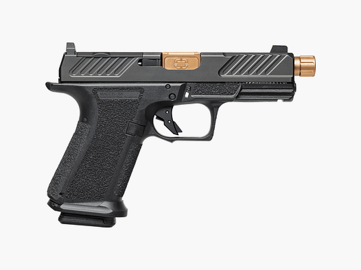 Shadow Systems MR920 Combat OR pistool, 9mm Luger, 4.5" geflute loop brons (met schroefdraad), 15+1