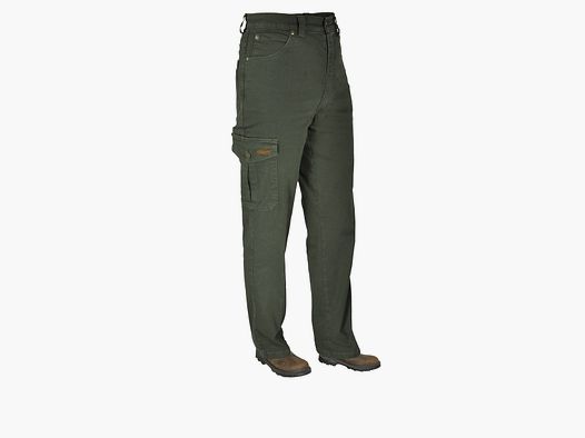 Hubertus damesjeans met BT maat 38, groen, five-pocket