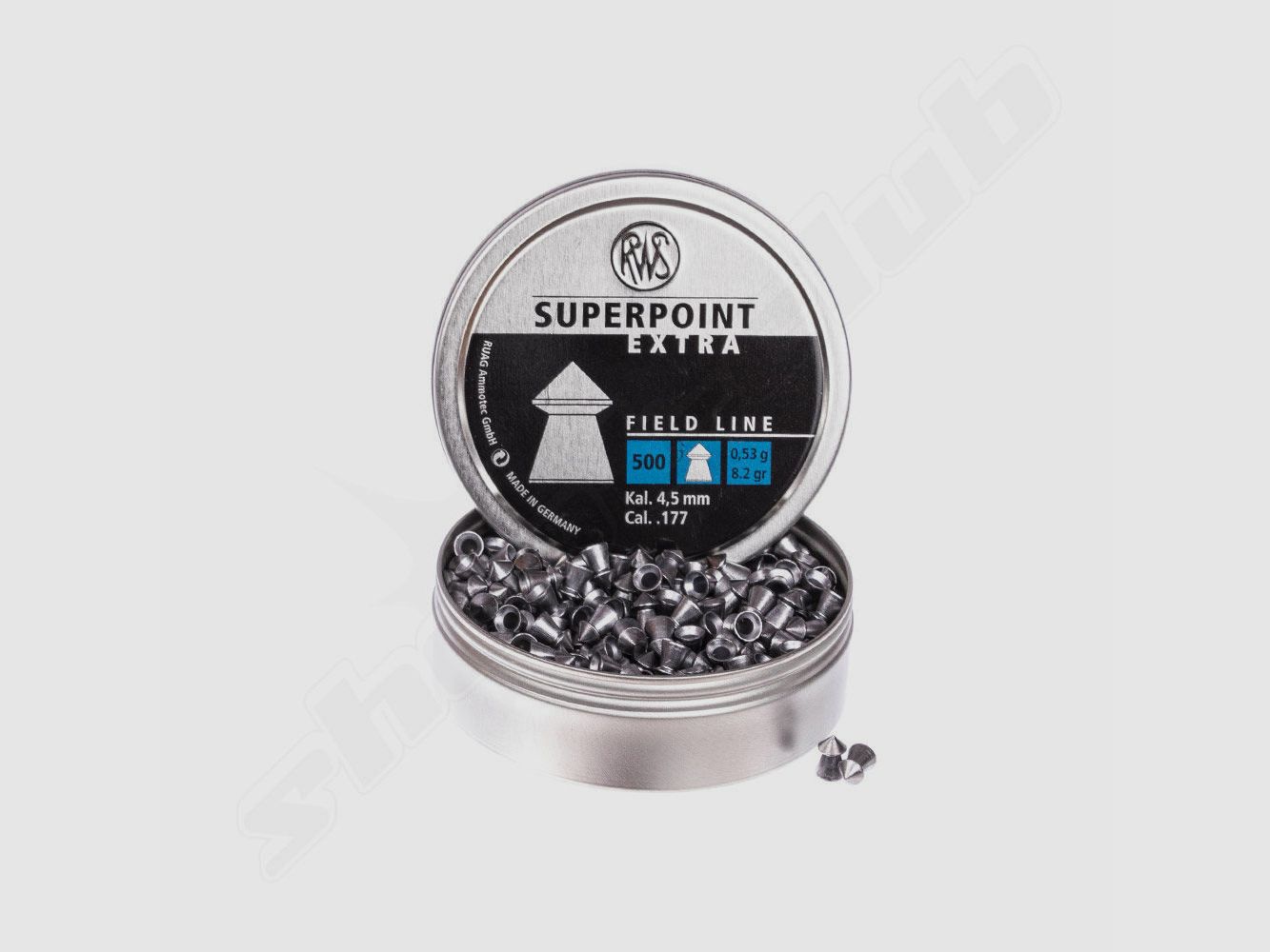 RWS Superpoint Extra 0,53g 500pcs 4,5mm Diabolo, image 1 sur 2