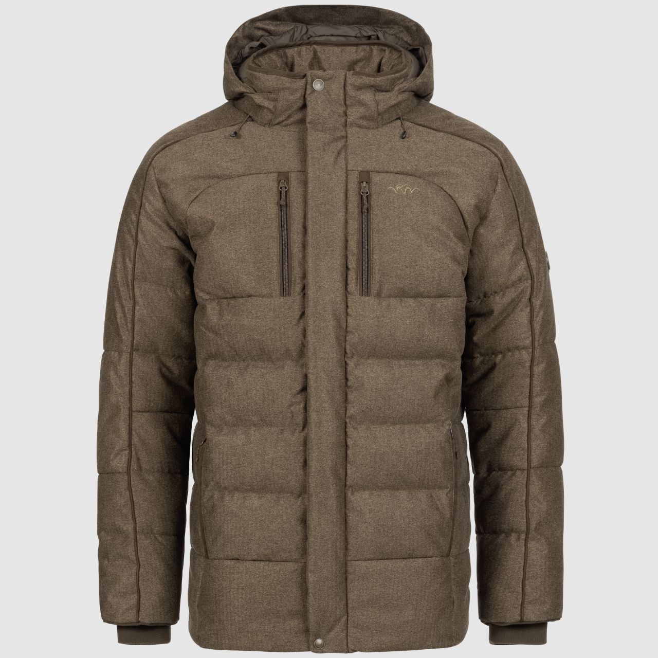 Blaser Herren VINTAGE Radiation Daunen Jacke dunkelbraun melange