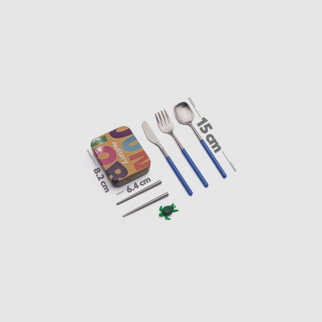 Outlery Kinderbesteck, Edelstahl, Taschenformat