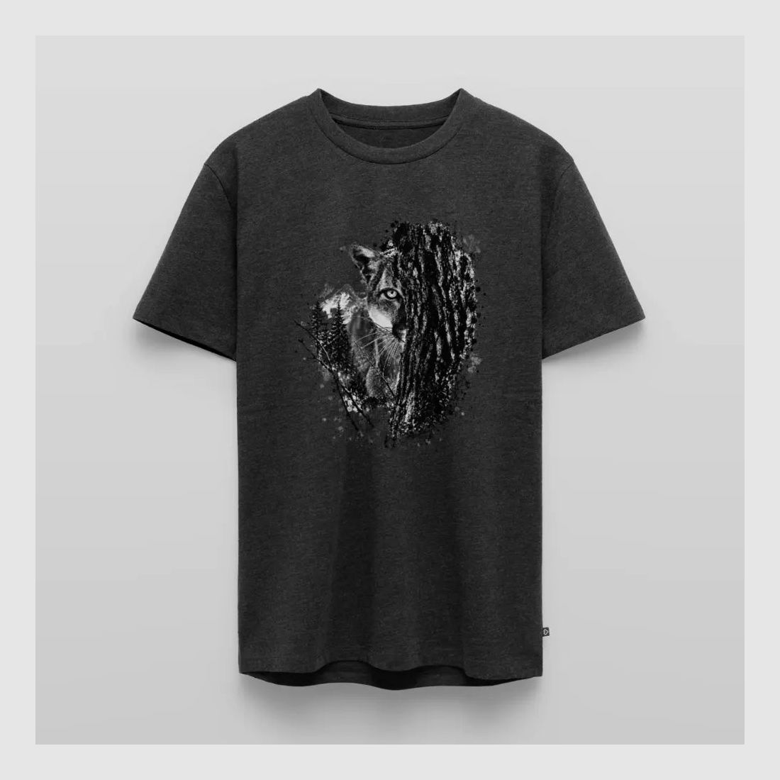 PUMA Men´s Premium T-Shirt „Lauernder Puma"