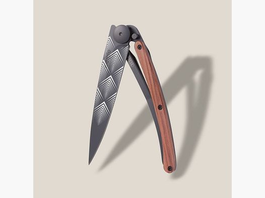 Deejo 27g, legno di corallo / Art Deco