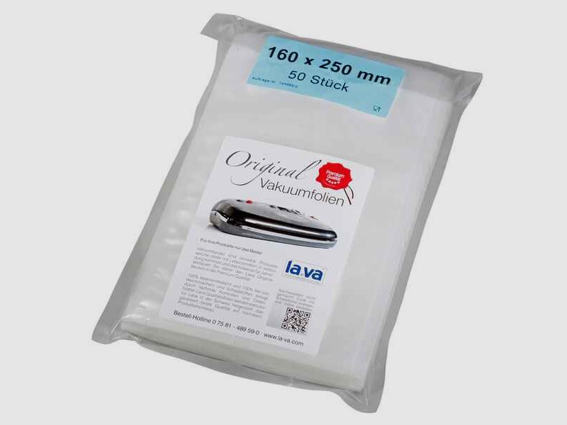 Vakuumbeutel geriffelt 50 St, 160x250mm