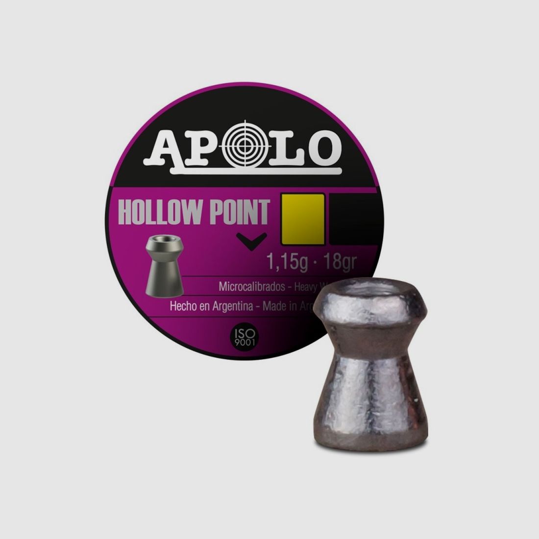Diabolo APOLO Hollow Point 5,5 mm (.22), Bild 3 von 6