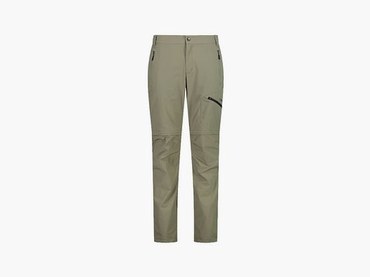 CMP Pantalones de Senderismo para Hombre de Stretch de 4 Vías con Función Zip-Off Sage