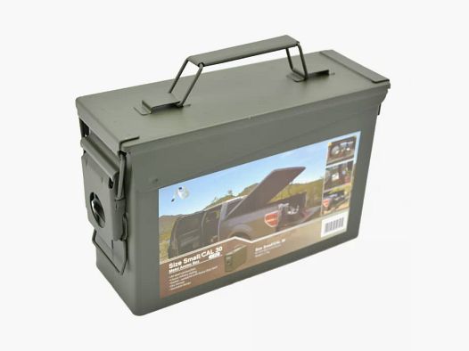 NATO / US ammunition box size 1 (Cal.30), metal, olive, without print, new