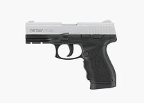 Retay PT-23 Nickel 9mm PAK pistola de fogueo